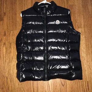 Moncler Ghany black vest — timeless elegance